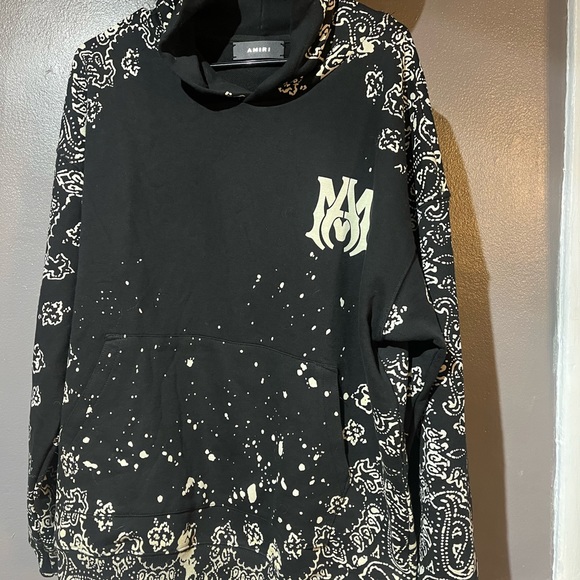 Amiri Bandana Bleach Sweatshirt